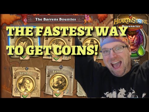 The FASTEST Way to Get Coins for a Mercenary! (Hearthstone Mercenaries)