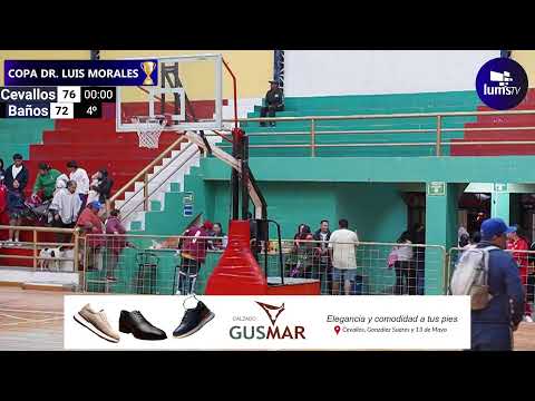 🏀🔴 #EnVivo | Cevallos vs Baños | Torneo Intercantonal de Baloncesto Tungurahua 2026 | Varones