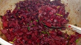 beetroot fry recipe || beetroot palya || beetroot recipes || beetroot vepudu
