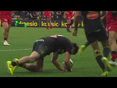 TOP 14 - Essai de Davit NINIASHVILI (SR) - Stade Rochelais - LOU Rugby
