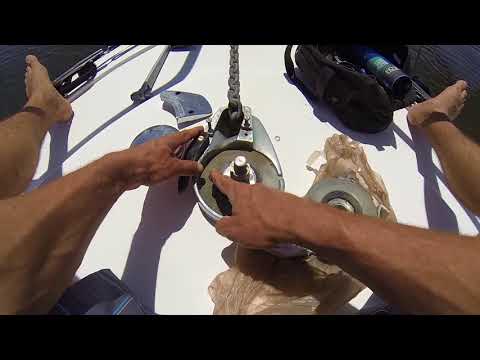 Windlass Repair: Replacing Rope/Chain Stipper