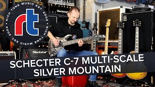 Video thumbnail for Rich Tone Music: Schecter C-7 Multi-Scale - Silver Mountain by Rich Tone Music