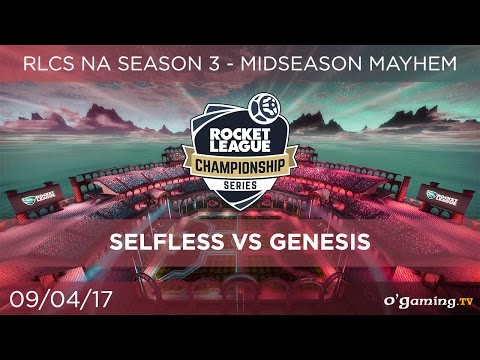 Selfless vs Genesis - RLCS NA Season 3 - Midseason Mayhem - Rocket League