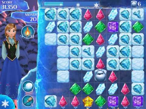 Frozen Free Fall Level 171 Live Action Play Walkthrough