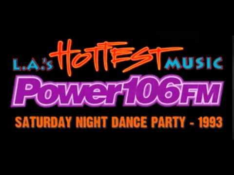 1993 Power 106 Saturday Night Dance Party KPWR 105.9 - TONY B Part 1
