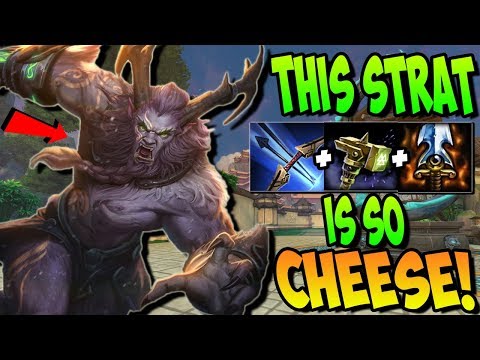 THIS STRAT IS SO CHEESE! CERNUNNOS RUNEFORGED BUSTED BUILD! - Masters Ranked Duel - SMITE