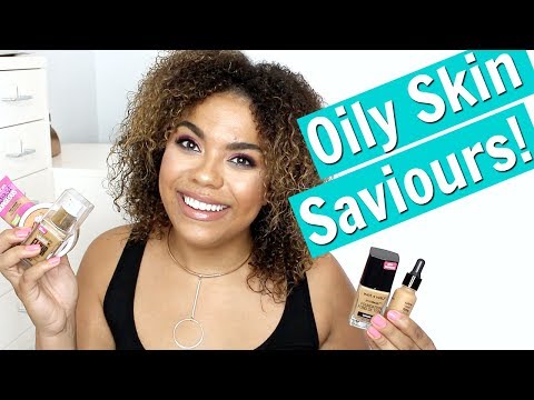 Best Drugstore Foundations for Oily Skin! | samantha jane Video