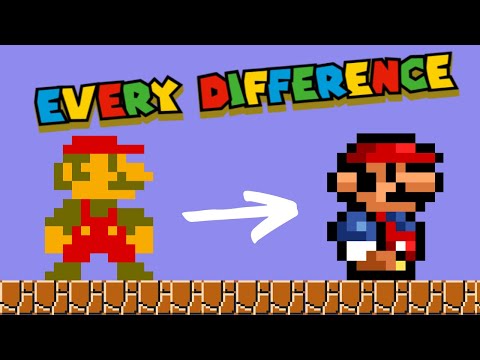 Every Difference between Super Mario Bros. and Super Mario All-Stars