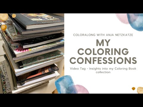 My Coloring Confessions Tag - Insights into my coloring book collection