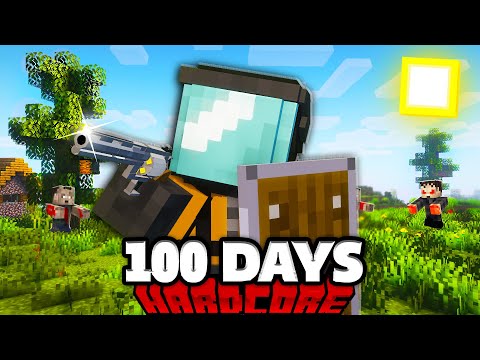 DOPEMAN - I Survived 100 Days in a EXTREME RADIOACTIVE Zombie Apocalypse in Minecraft Hardcore! | nuclear war
