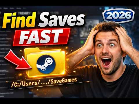 How to Find Steam Game Save Files on PC (All Locations – 2026)