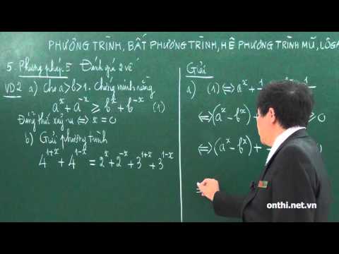 Chương 2-Bài 8-Phương trình, bất phương trình mũ và logarit (p3)