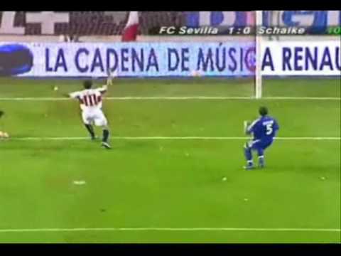 gol de puerta sevilla fc 1-schalke04 0 narracion por jesus alvarado