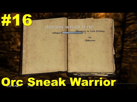 Skyrim Orc One handed Sneak Warrior on Legendary Difficulty - 16