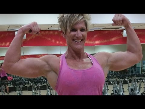 49 years young Sonya Arellano - Female muscle
