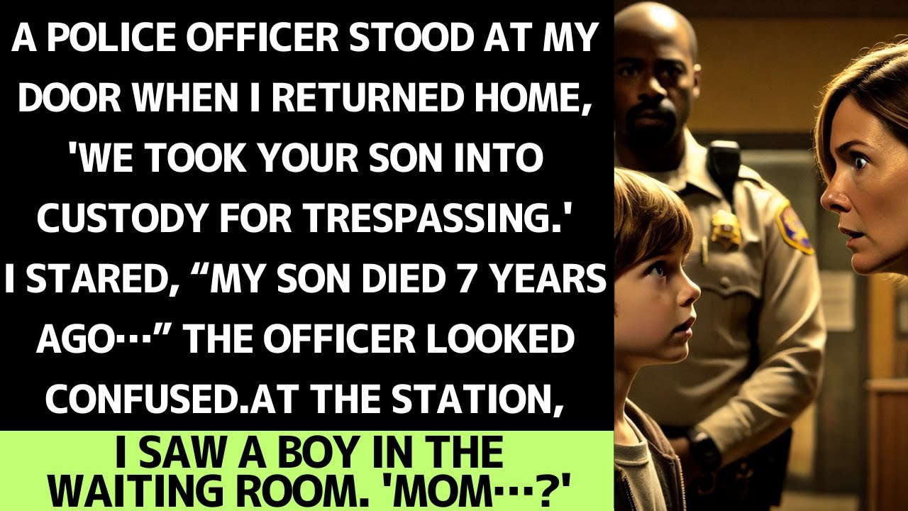 My Son, Who Died 7 Years Ago, Was Just Taken into Custody. The Boy’s Shocking Words at the Station.