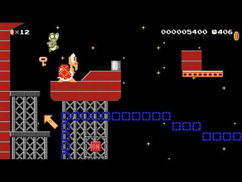 のぼれ ! ほしぞらタワー　StarlightTower by セロリ - Super Mario Maker 2 - No Commentary 1bz