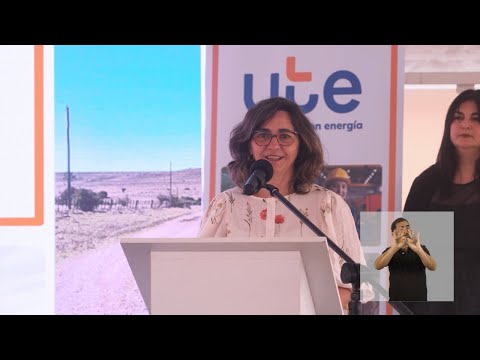 Palabras de autoridades en inauguración de obras de electrificación rural en Tacuarembó