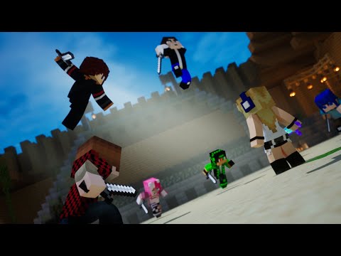 Minecraft Style Song and Animation / Girls Know How To Fight REMIX / Defenders Of Dimensions Ep 1
