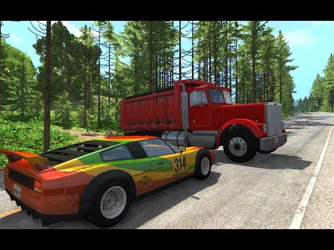 High Speed Side Impact Crashes - BeamNG drive