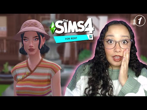 FIRST DAY as a tenant! | The Sims 4: For Rent Let's Play Part 1