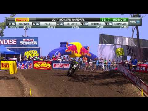 Ironman 450 Moto 1: Tomac goes down, loses 2nd