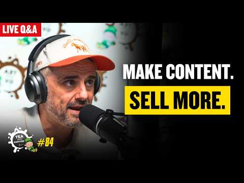 人工智能+社交媒體助力企業成長、你為何破產、副業贏家 | 與 GaryVee 喝茶第 84 集。84 (AI + Social Media Growing Businesses, Why You’re Broke, & Side Hustle Wins | Tea with GaryVee ep. 84)