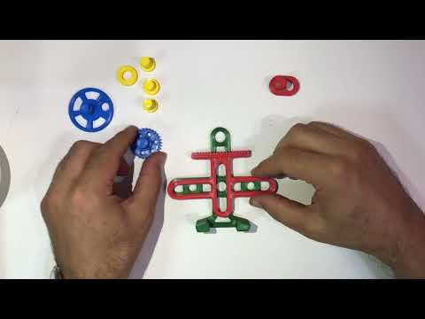 @amkdesign 3d printed Mechanical principles Toy II (scotch yoke mechanism)