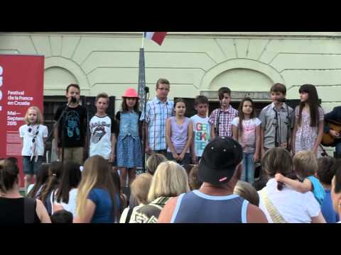 Koncert francuske šansone -  Trg kralja Tomislava 2015.