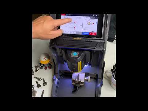XHORSE CONDOR XC-MINI CONDOR PLUS II KEY 2ND GENERATION HIGH SECURITY KEY CUTTING MACHINE DEMO