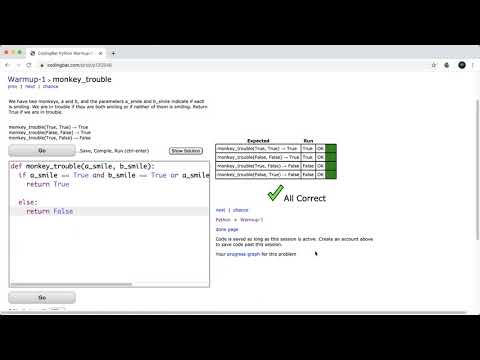 Codingbat Python Warmup 1 Five Problems