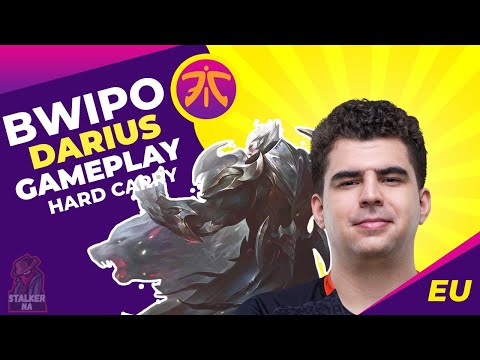 FNC Bwipo Plays Darius Hard Carry | LoL Pro Gameplay | EU Challenger