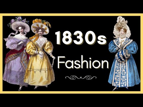 1830's Fashion Evolution -- What did they wear and when?