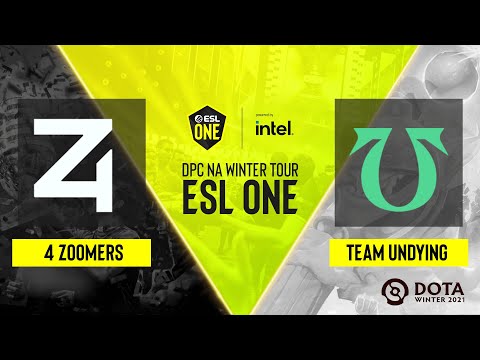 Dota2 - Team Undying vs 4 Zoomers - Game 2 - DPC NA Winter Tour - ESL One