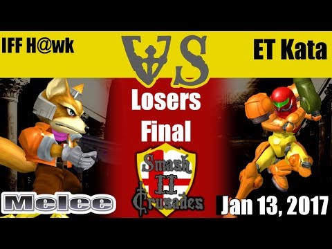 JGGSCII - Melee Losers Final - IFF Hawk (Fox) VS ET Kata (Samus)