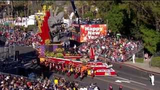 The Voice Float in the Rose Parade (Tessanne Sing Tumbling Down at 5:30)