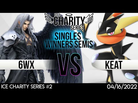 Ice Charity Series #2 Winners Semis - 6WX (Sephiroth, Sonic) vs Keat (Greninja) - SSBU Tournament