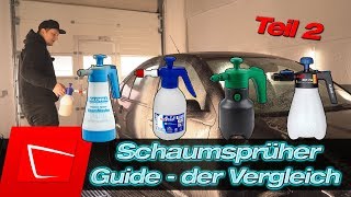 Die besten Schaumsprüher - Gloria FM10 Meister Solo VarioFoam Alta Foam 2000 im Vergleich Teil 2