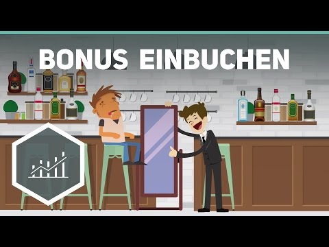 Book your bonus correctly