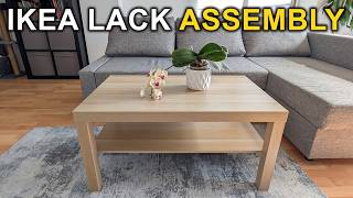 IKEA Lack Coffee Table Assembly. Detailed Tutorial!
