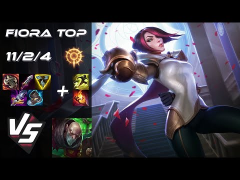 TOP Fiora vs Singed - EU Challenger Patch 25.21