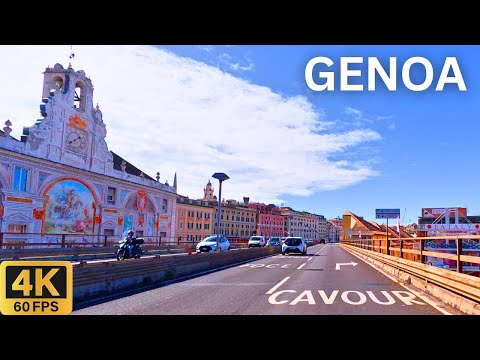 GENOA (Genova) Italy 🇮🇹 | City Driving Tour 4K 🚗 Discover Italy’s Historic Port City