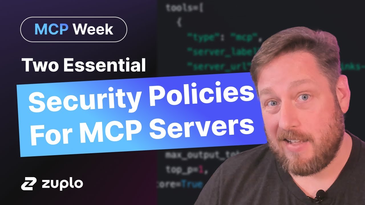 Essential Security Policies Every MCP Server Needs