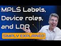 MPLS Labels, Device Roles & LDP Protocol Explained Simply