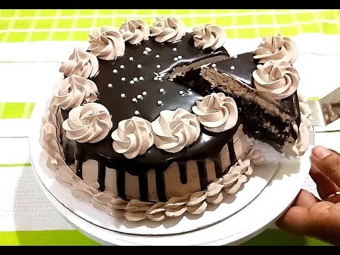 Chocolate cake without oven without egg | बिना अंडे बिना ओवन वाला चॉकलेट केक ~ Bristi Home Kitchen