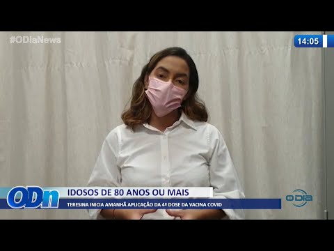 Teresina inicia nesta Sexta aplicação da 4ª dose contra Covid para idosos de 80 anos 24 03 2022