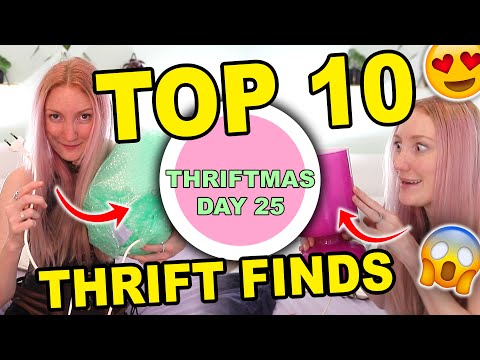 十大最佳節儉物品 + 節儉時我沒買的東西 | 節儉聖誕節第 25 天 (TOP 10 BEST THRIFTED ITEMS + THINGS I DIDN'T BUY WHILE THRIFTING | THRIFTMAS DAY 25)
