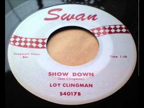 ''Show down''  Loy Clingman  Swan 4017  Eddie Cochran Rockabilly 1958
