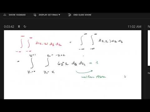Step by Step calculation of how to compute a CDF for bivariate