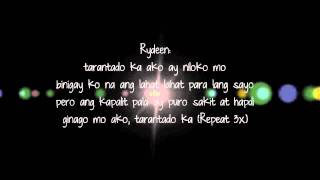 Rydeen & Atribida - Tarantado ka (with lyrics)